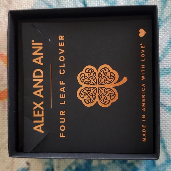 Alex and Ani Four Leaf Clover Bracelet - Picture 14 of 15